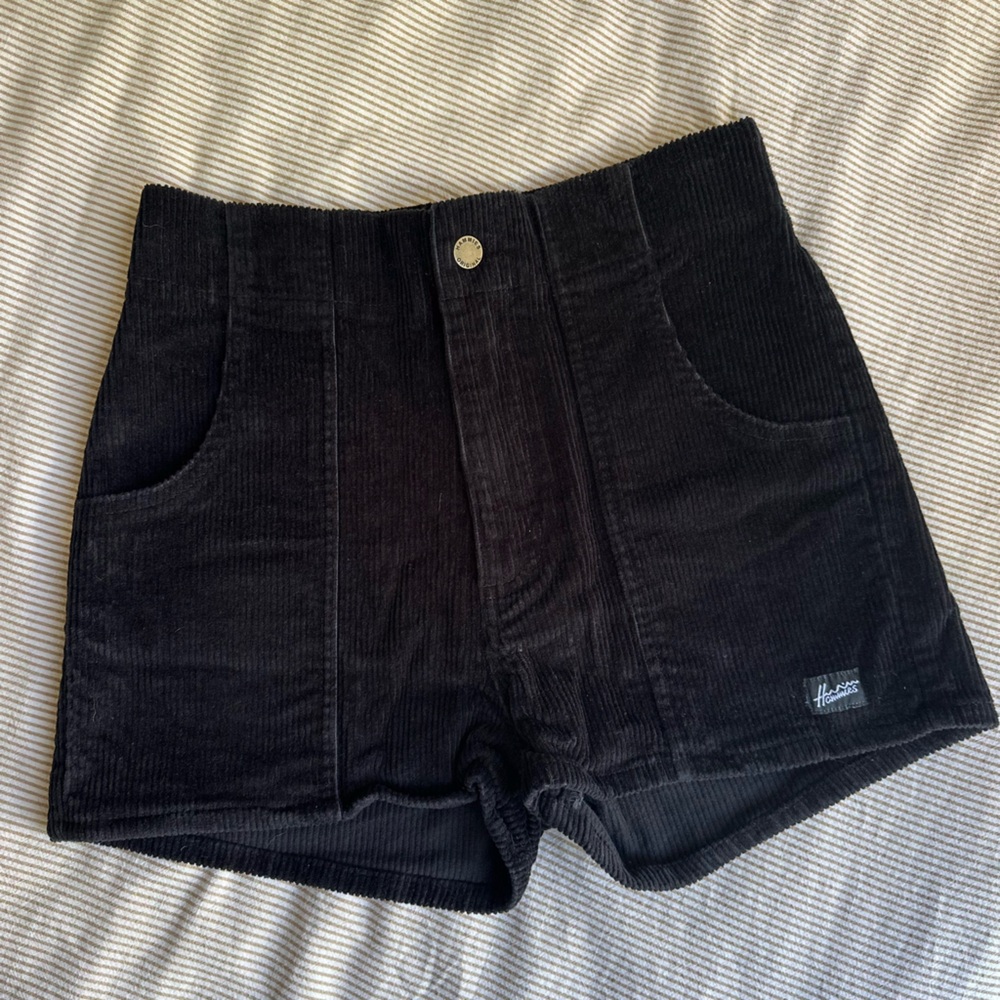 Black Hammies High Waist Shorts
